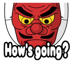 Mask of the Cool-Japan. sticker #7143266