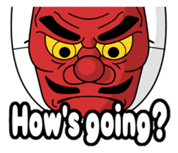 Mask of the Cool-Japan. sticker #7143266