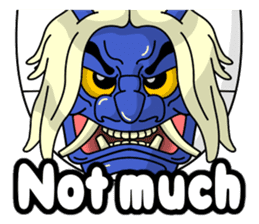 Mask of the Cool-Japan. sticker #7143270