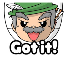 Mask of the Cool-Japan. sticker #7143283