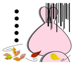 It is Sticker rabbit in the workplace sticker #7143589