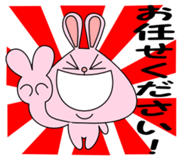 It is Sticker rabbit in the workplace sticker #7143590