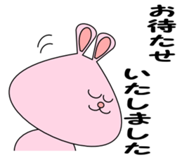 It is Sticker rabbit in the workplace sticker #7143599