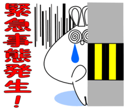 It is Sticker rabbit in the workplace sticker #7143618