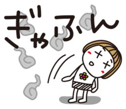 Bangs short girl vol.3 sticker #7144164