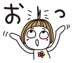 Bangs short girl vol.3 sticker #7144166