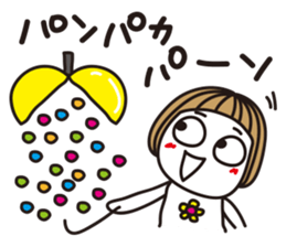 Bangs short girl vol.3 sticker #7144180