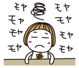 Bangs short girl vol.3 sticker #7144184