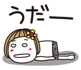 Bangs short girl vol.3 sticker #7144191