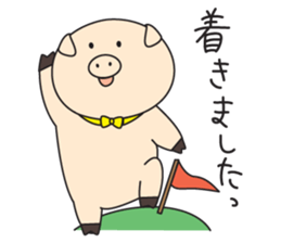 Mr.Pig and Ms Pig sticker #7144768