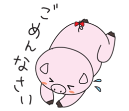 Mr.Pig and Ms Pig sticker #7144769