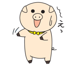 Mr.Pig and Ms Pig sticker #7144774