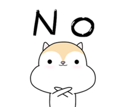 White squirrel sticker sticker #7144886