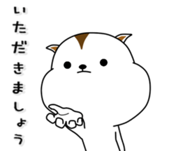 White squirrel sticker sticker #7144911