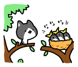 It's a small world of hacchan. sticker #7145075