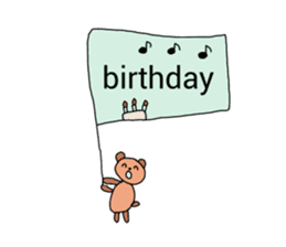 happy birthday to you~ birthday song sticker #7145119