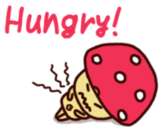 Pink mushroom boy sticker #7145204