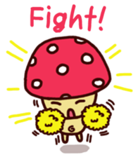 Pink mushroom boy sticker #7145219