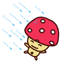 Pink mushroom boy sticker #7145233