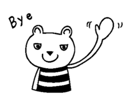 Cool Border Bear sticker #7145362