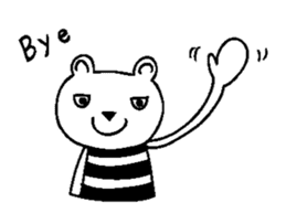 Cool Border Bear sticker #7145362