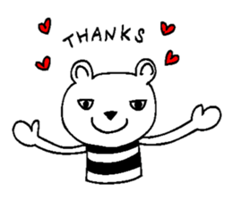 Cool Border Bear sticker #7145364