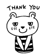 Cool Border Bear sticker #7145365