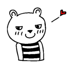 Cool Border Bear sticker #7145366