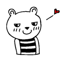 Cool Border Bear sticker #7145366