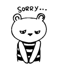 Cool Border Bear sticker #7145367