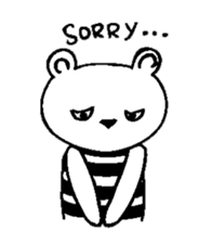 Cool Border Bear sticker #7145367