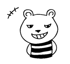 Cool Border Bear sticker #7145368