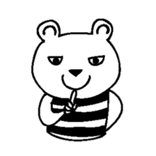 Cool Border Bear sticker #7145369