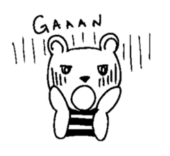 Cool Border Bear sticker #7145370