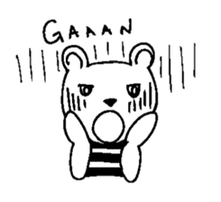 Cool Border Bear sticker #7145370