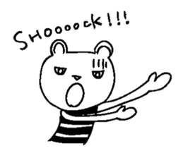 Cool Border Bear sticker #7145371