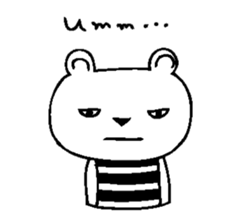 Cool Border Bear sticker #7145375