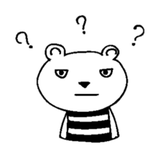 Cool Border Bear sticker #7145377