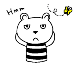 Cool Border Bear sticker #7145379