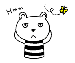 Cool Border Bear sticker #7145379