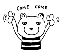 Cool Border Bear sticker #7145381