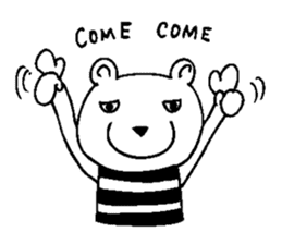 Cool Border Bear sticker #7145381