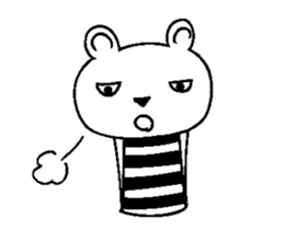 Cool Border Bear sticker #7145384