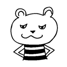 Cool Border Bear sticker #7145385