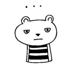 Cool Border Bear sticker #7145389