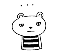 Cool Border Bear sticker #7145389