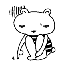 Cool Border Bear sticker #7145390