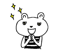 Cool Border Bear sticker #7145391