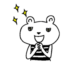 Cool Border Bear sticker #7145391