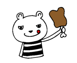 Cool Border Bear sticker #7145394